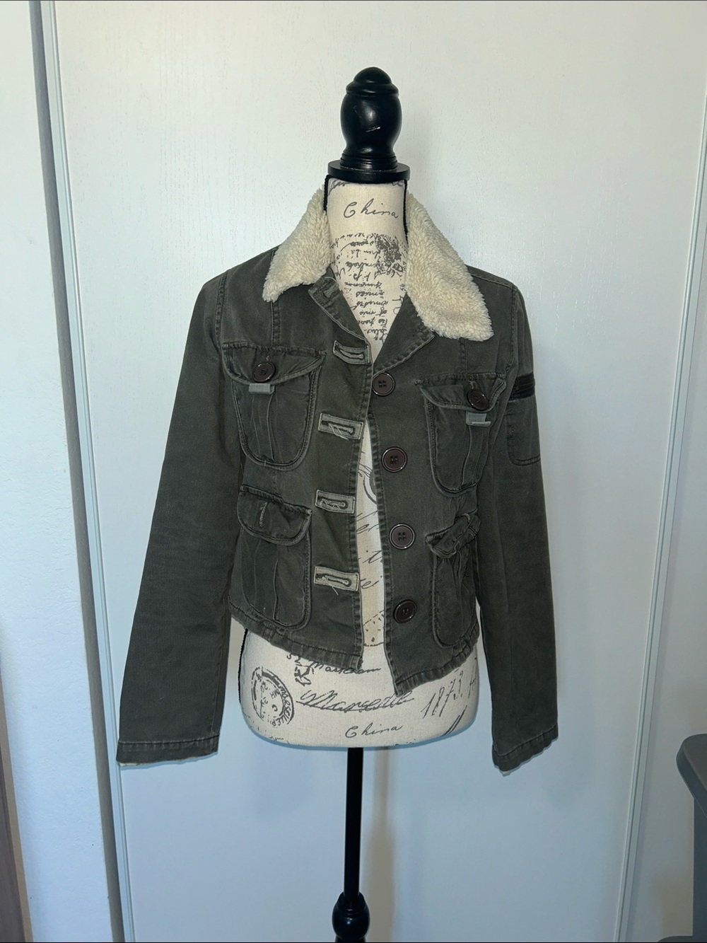 Blue Taboo Cargo Jacket